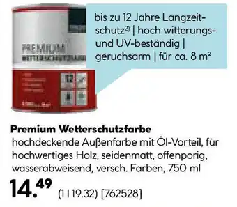 Hellweg Premium Wetterschutzfarbe Angebot