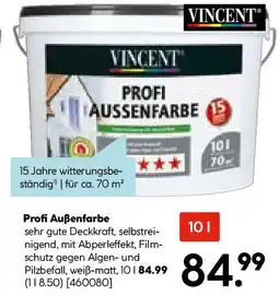 Hellweg VINCENT Profi Außenfarbe Angebot