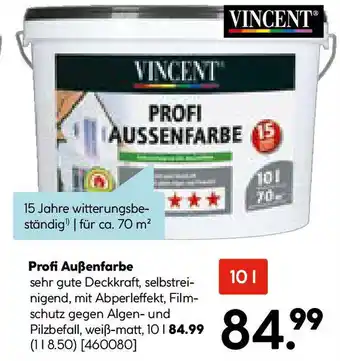 Hellweg VINCENT Profi Außenfarbe Angebot