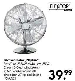 Hellweg Tischventilator Neptun Angebot