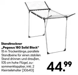 Hellweg Standtrockner Pegasus 180 Solid Black Angebot