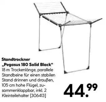 Hellweg Standtrockner Pegasus 180 Solid Black Angebot