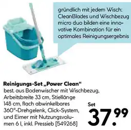 Hellweg Reinigungs-Set Power Clean Angebot