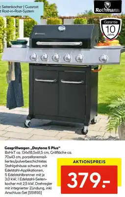 Hellweg Rothmann Gasgrillwagen,,Daytona 5 Plus Angebot