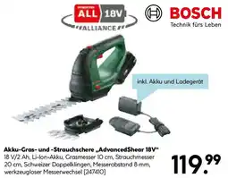 Hellweg BOSCH Akku-Gras- und -Strauchschere,,Advanced Shear 18V Angebot