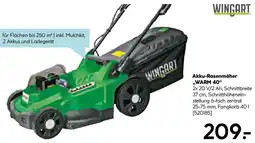 Hellweg WINGART Akku-Rasenmäher WARM 40 Angebot