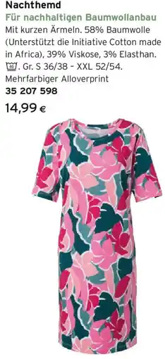 Tchibo Eduscho Nachthemd Angebot