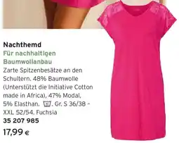 Tchibo Eduscho Nachthemd Angebot