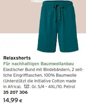 Tchibo Eduscho Relaxshorts Angebot