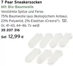 Tchibo Eduscho 7 Paar Sneakersocken Angebot