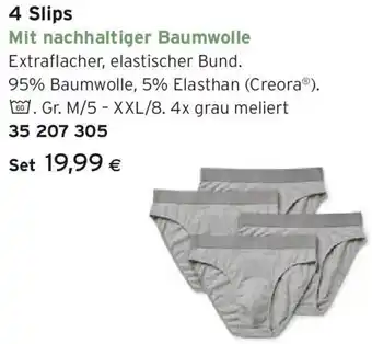 Tchibo Eduscho 4 Slips Angebot