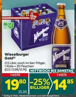Billa Wieselburger Gold Angebot