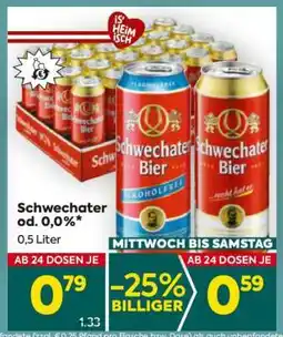 Billa Schwechater od. 0,0 % Angebot