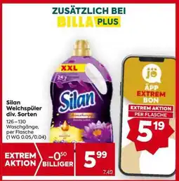 Billa Silan Weichspüler div. Sorten Angebot