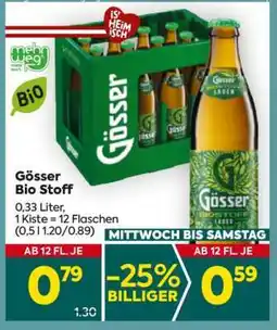 Billa Gösser BIO Stoff Angebot