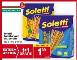 Billa Soletti Salzstangerl div. Sorten Angebot