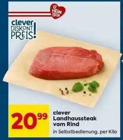 Billa clever Landhaussteak vom Rind Angebot