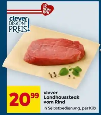 Billa clever Landhaussteak vom Rind Angebot