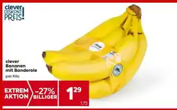 Billa clever Bananen mit Banderole Angebot