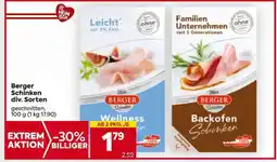 Billa Berger Schinken div. Sorten Angebot
