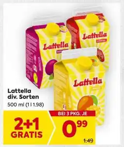 Billa Lattella div. Sorten Angebot