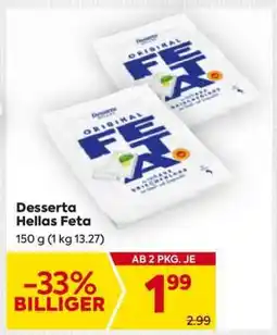 Billa Desserta Hellas Feta Angebot