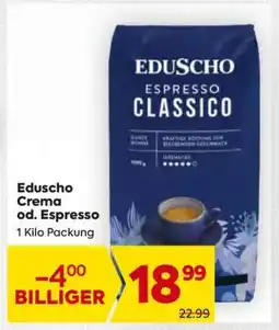 Billa Eduscho Crema od. Espresso Angebot