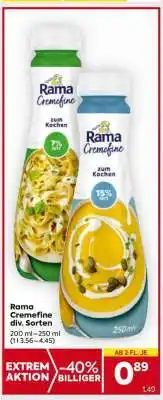 Billa Rama Cremefine div. Sorten Angebot