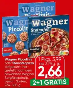 Spar Wagner Piccolinis oder Steinofenpizza Angebot