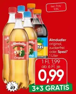 Spar Almdudler Original, Zuckerfrei oder Spezi Angebot