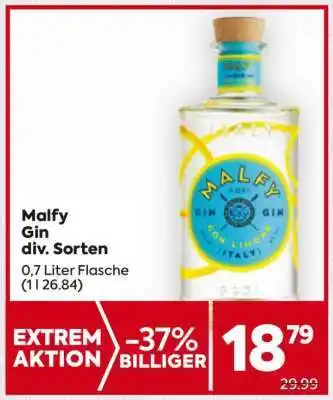 Billa Malfy Gin div. Sorten Angebot