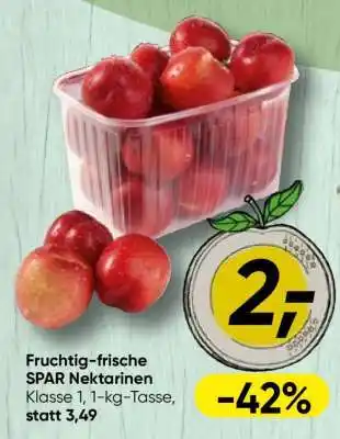 Spar Fruchtig-frische SPAR Nektarinen Angebot