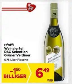 Billa Pfaffl Weinviertel DAC Selection Grüner Veltliner Angebot