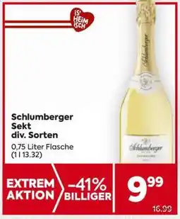 Billa Schlumberger Sekt div. Sorten Angebot