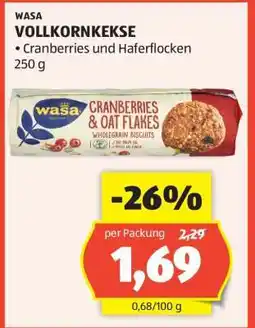 Hofer WASA VOLLKORNKEKSE Angebot