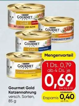 Spar Gourmet Gold Katzennahrung Angebot
