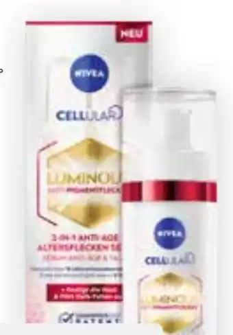 Bipa Nivea Cellular Luminous 630 2 in1 Anti-Age & Altersflecken Serum Angebot