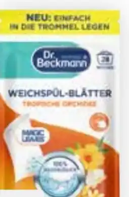 Bipa Dr. Beckmann Weichspülblätter Angebot