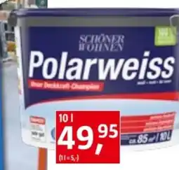 Bauhaus Schöner Wohnen Wandfarbe Polarweiß Angebot