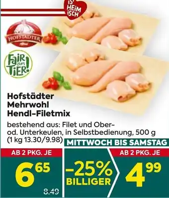 Billa Hofstädter Mehrwohl Hendl-Filetmix Angebot