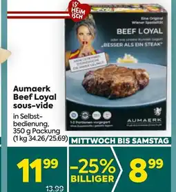 Billa Aumaerk Beef Loyal sous-vide Angebot