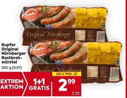 Billa Kupfer Original Nürnberger Rostbrat- würstel Angebot