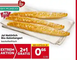 Billa Ja! Natürlich Bio-Salzstangerl Angebot