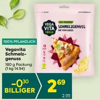 Billa Vegavita Schmelz- genuss Angebot