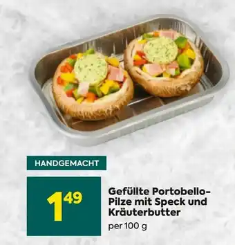 Billa Gefüllte Portobello- Pilze mit Speck und Kräuterbutter Angebot
