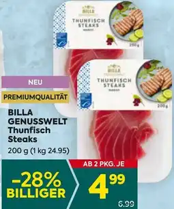 Billa Billa genusswelt thunfisch steaks Angebot