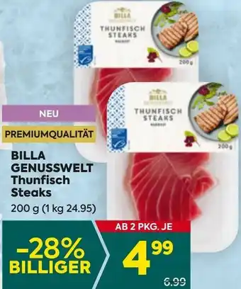 Billa Billa genusswelt thunfisch steaks Angebot