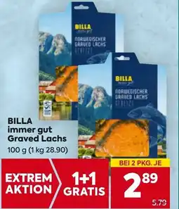 Billa BILLA immer gut Graved Lachs Angebot