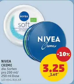 PENNY Nivea creme div. sorten Angebot