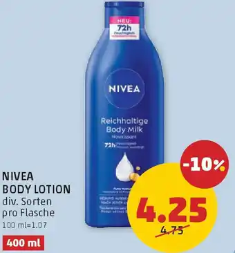 PENNY Nivea body lotion Angebot